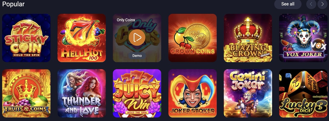 VOX Casino — przewodnik po ofercie, bonusach i grach